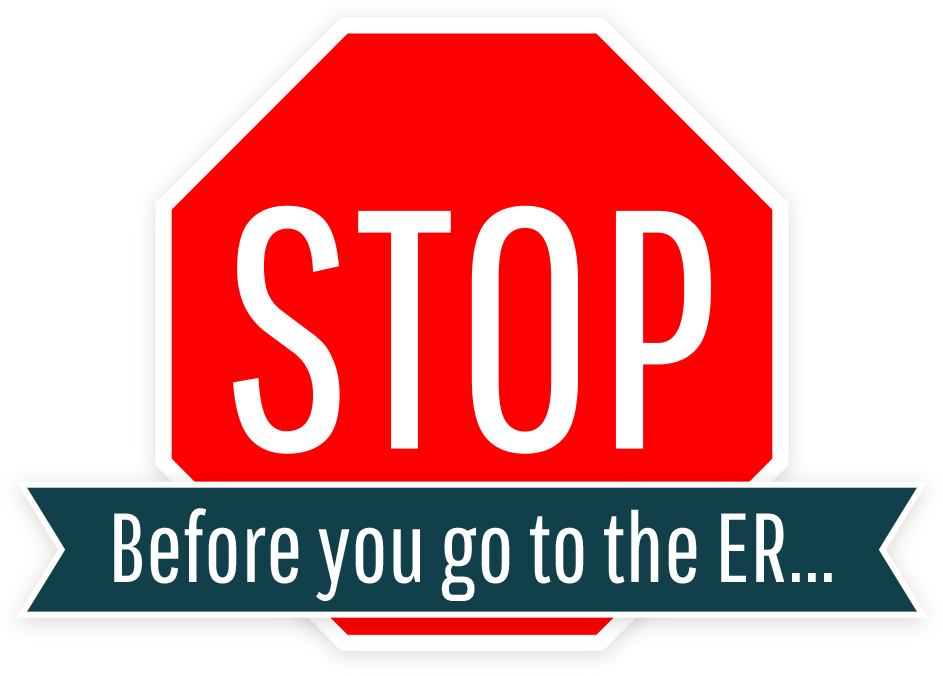 Before you go to the ER...